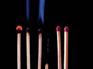 Burnout gevallen per provincie