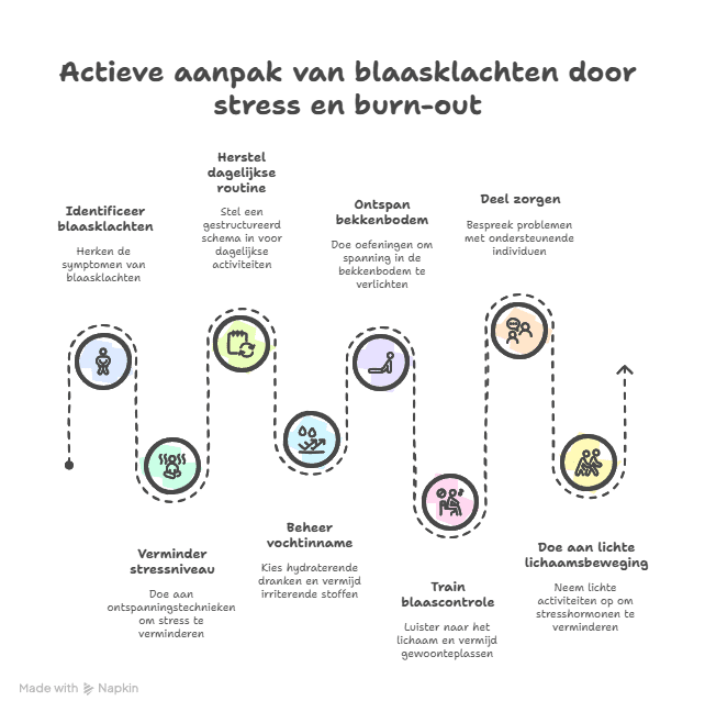 Actieve aanpak bij blaasklachten door stress en burn-out - visual selection