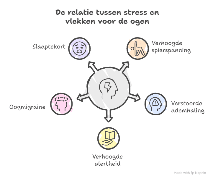 De relatie tussen stress en vlekken voor de ogen - Ruudmeulenberg