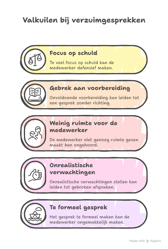 Valkuilen bij het voeren van een (frequent) verzuimgesprek - ruudmeulenberg.nl