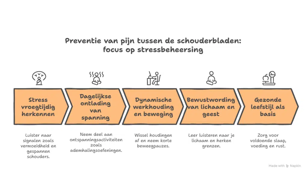 Preventie van pijn tussen de schouderbladen - focus op stressbeheersing - ruudmeulenberg