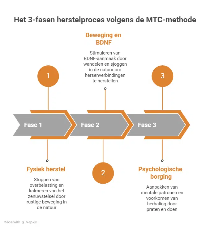 Het herstelproces volgens de MTC-methode